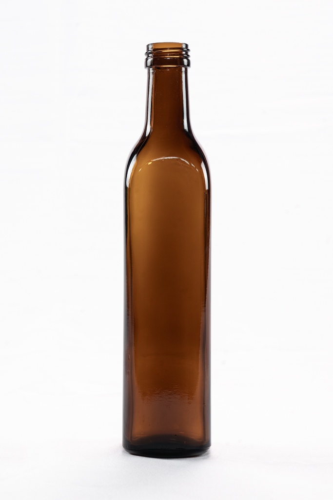 BOTELLA ACEITE/VINAG. CUADR X 500 CC AMBAR
