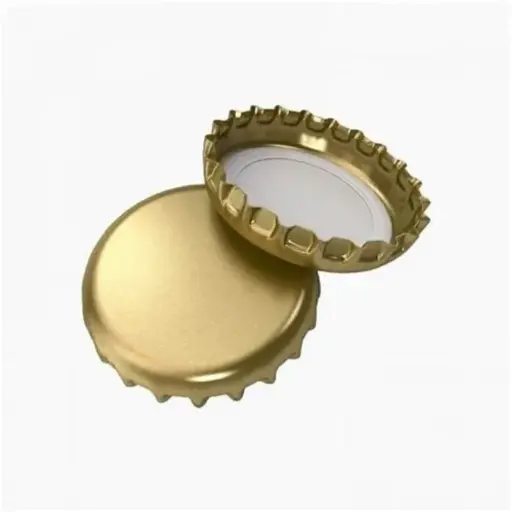 [12009] TAPA CORONA 27 MM DORADA