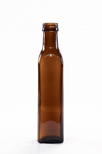 [20001] BOTELLA ACEITE/VINAG. CUADR X 250 CC AMBAR