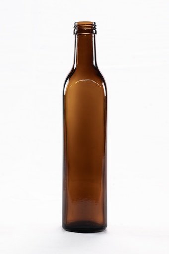 [20002] BOTELLA ACEITE/VINAG. CUADR X 500 CC AMBAR