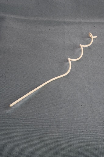 [45036] VARILLA DE RATTAN ONDULADA NATURAL 23CM X 3MM 